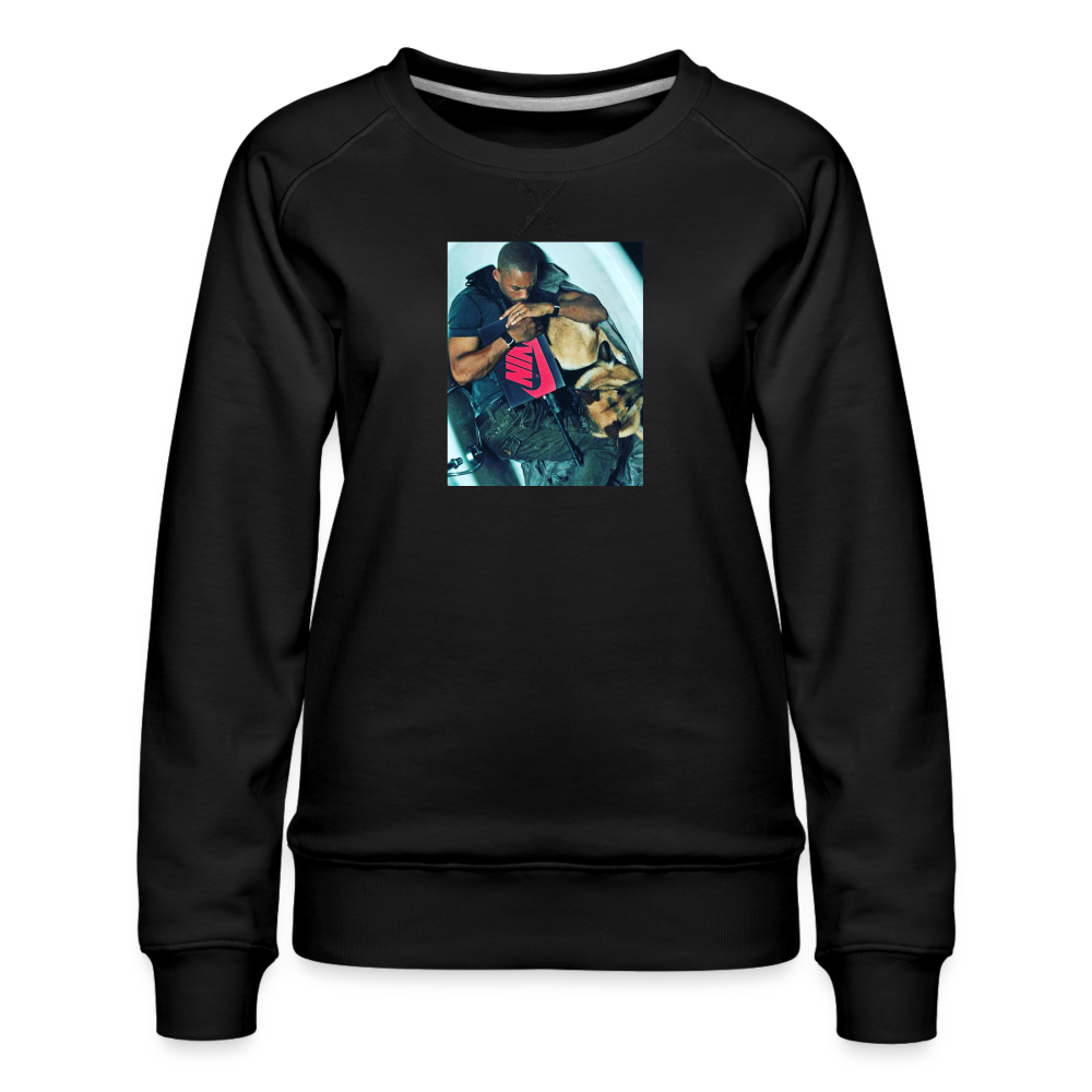 SnkrVet 'All Love' Women’s Premium Sweatshirt - black