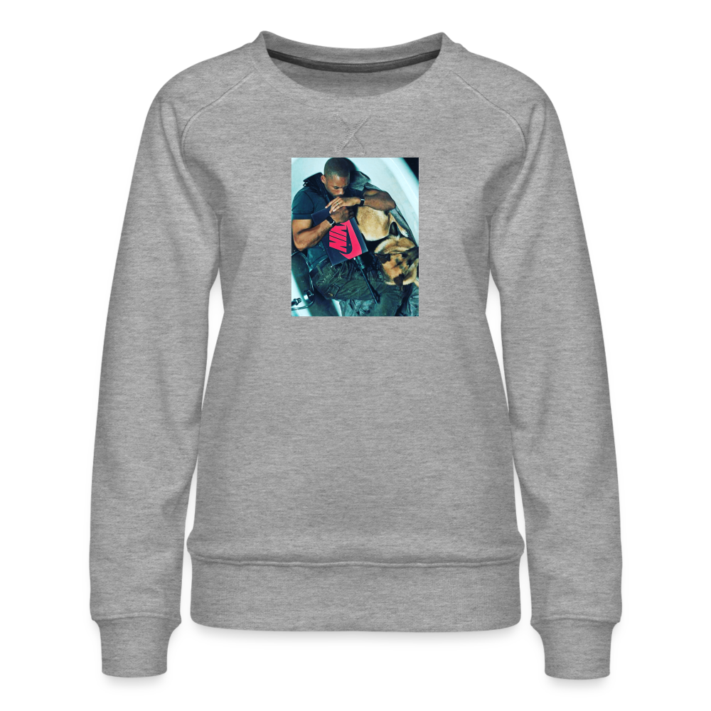 SnkrVet 'All Love' Women’s Premium Sweatshirt - heather grey