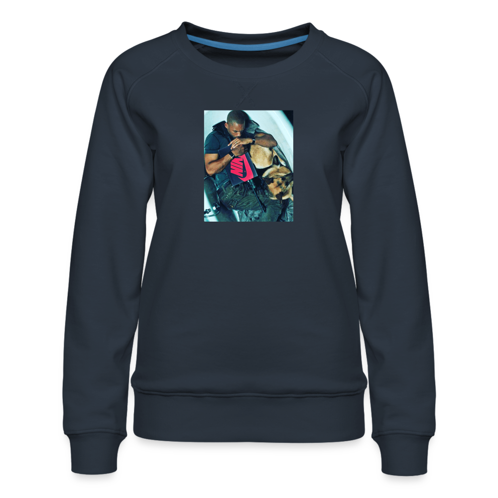 SnkrVet 'All Love' Women’s Premium Sweatshirt - navy