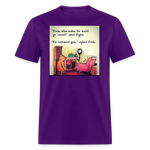 SnkrVet 'Fat Bottomed Girls' Unisex Classic T-Shirt - purple