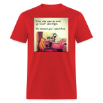 SnkrVet 'Fat Bottomed Girls' Unisex Classic T-Shirt - red