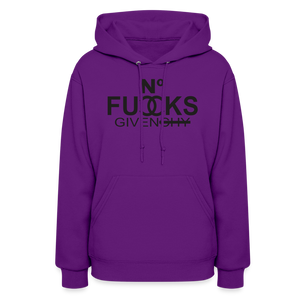 SnkrVet 'No F*&#s' Women's Hoodie - purple