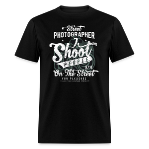 SnkrVet 'I Shoot People' Unisex T-Shirt - black