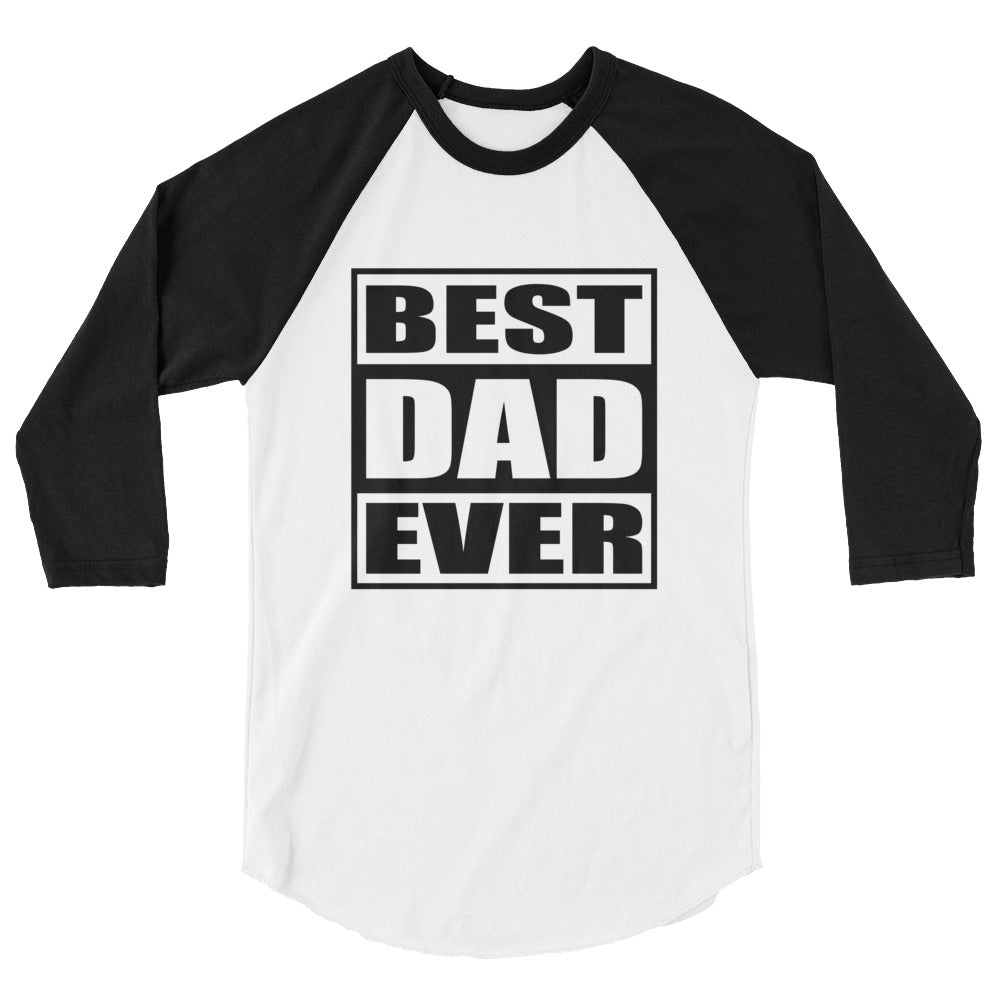 Sneaker-Veteranz - SnkrVet 'Best Dad Ever' 3/4 sleeve raglan shirt - Sneaker-Veteranz